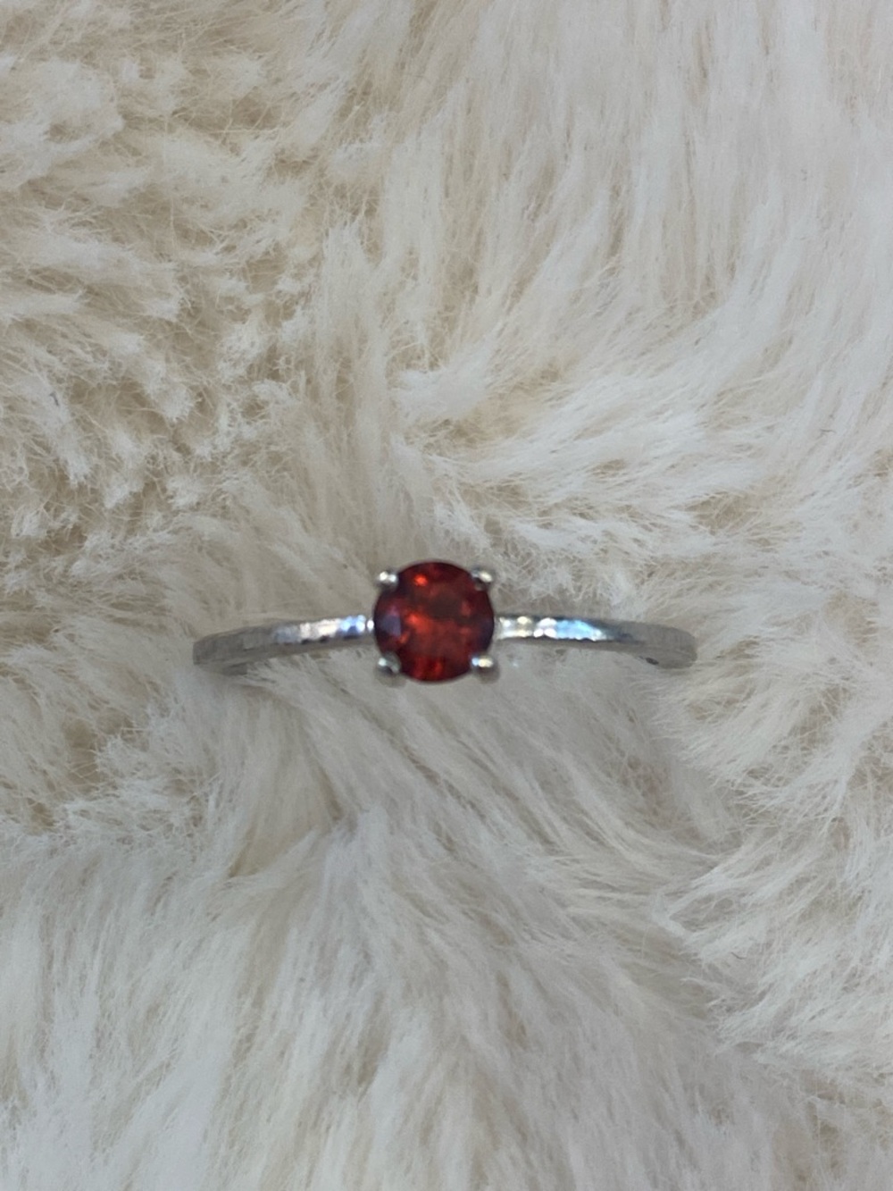 Mandarin Garnet Ring